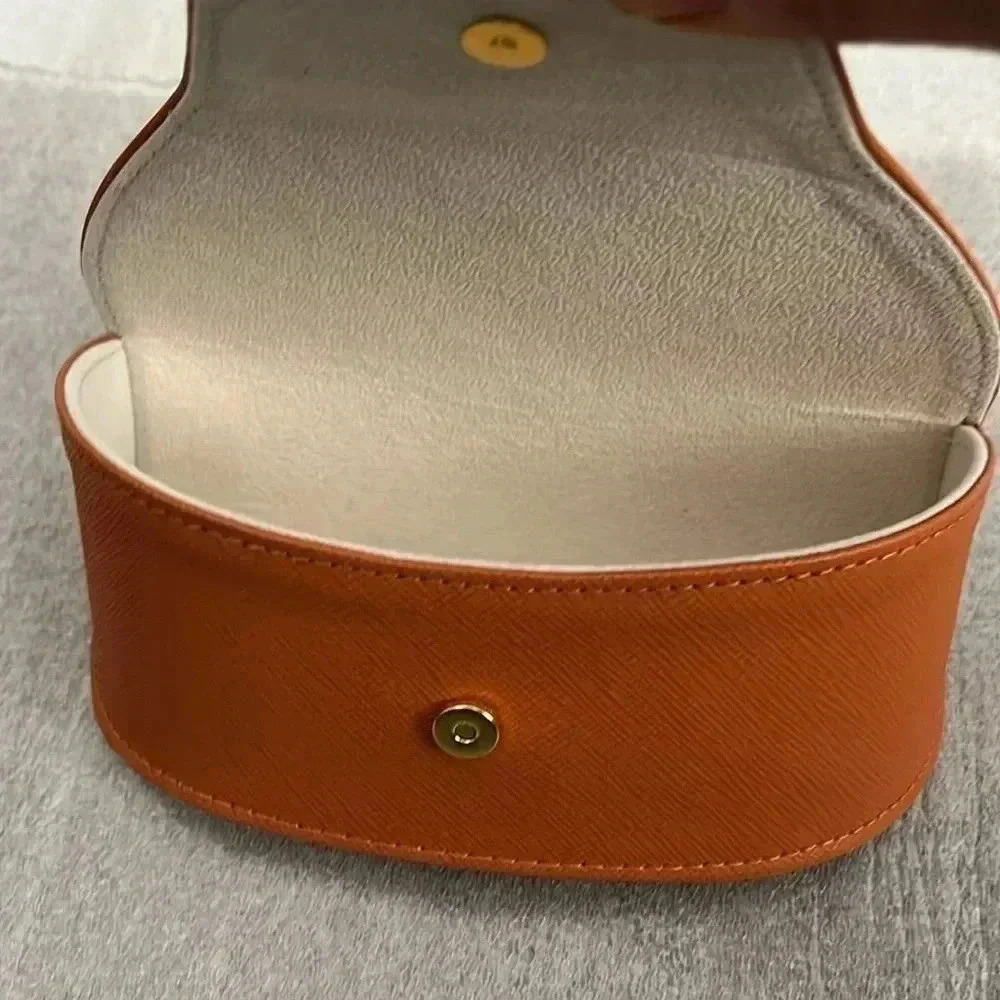 NWOT Tory Burch Orange Glasses/Sunglasses Case  Set - Picture 5 of 5
